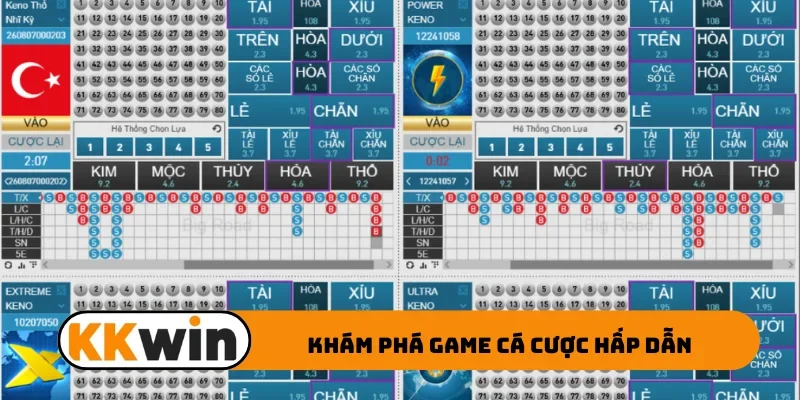 Khám phá game cá cược hấp dẫn